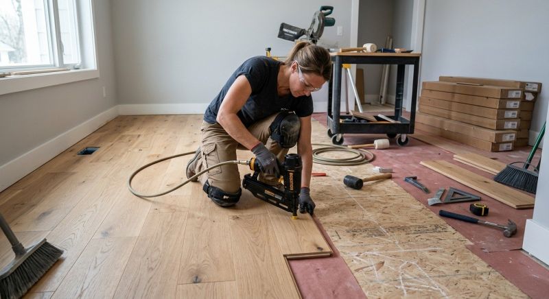 Hardwood Floor Installation in Delmar, DE