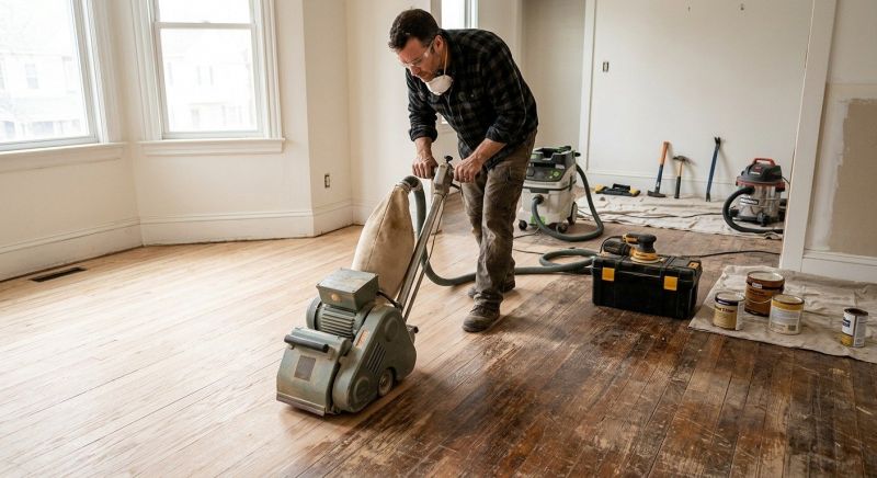 Hardwood Floor Renovation in Salisbury, MD