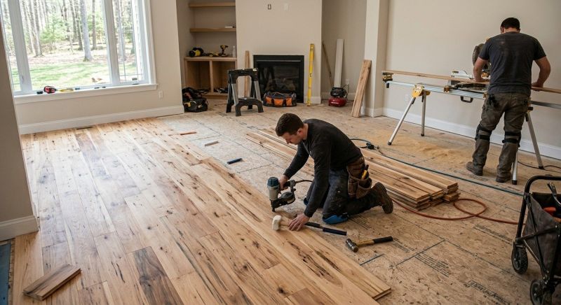 Hickory Floor Installation in Salisbury, MD