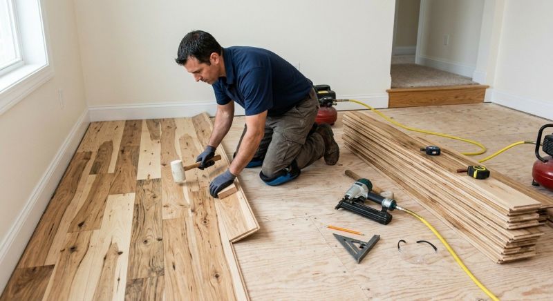 Hickory Floor Installation in Salisbury, MD
