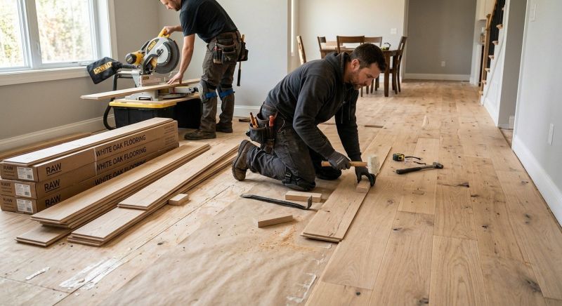 Hickory Floor Installation in Salisbury, MD