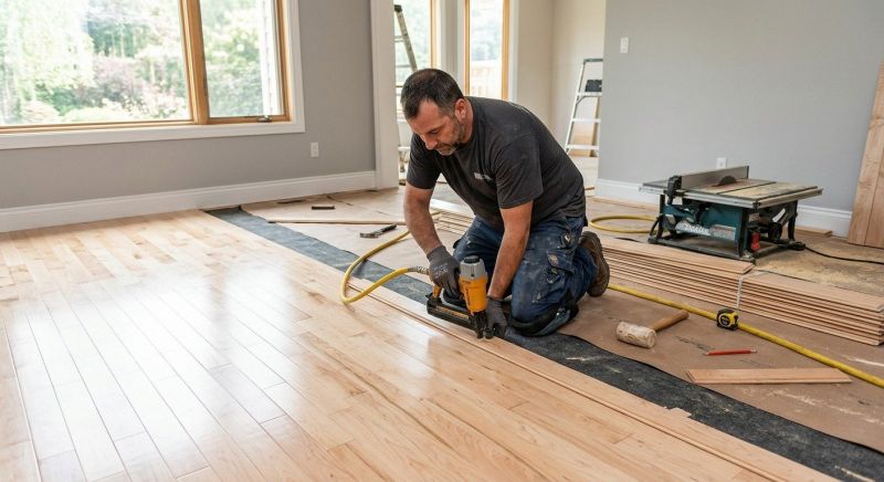 Maple Flooring Installation in Allen, MD