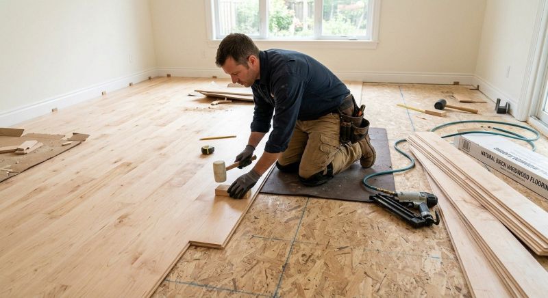 Maple Flooring Installation in Georgetown, DE