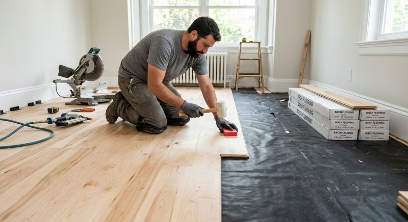 Maple Flooring Installation in Vienna, MD