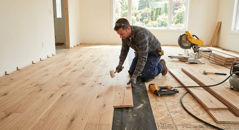 Oak Floor Installation in Laurel, DE