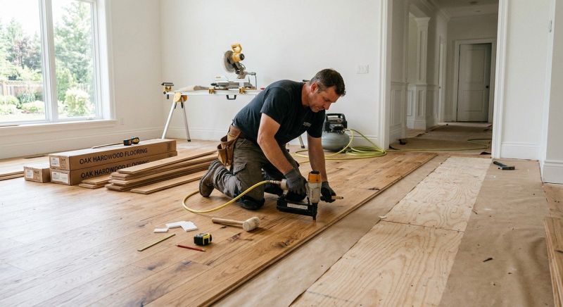 Oak Floor Installation in Laurel, DE
