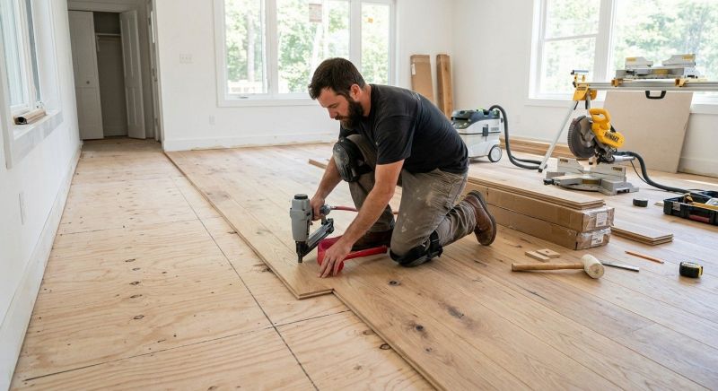 Oak Floor Installation in Salisbury, MD