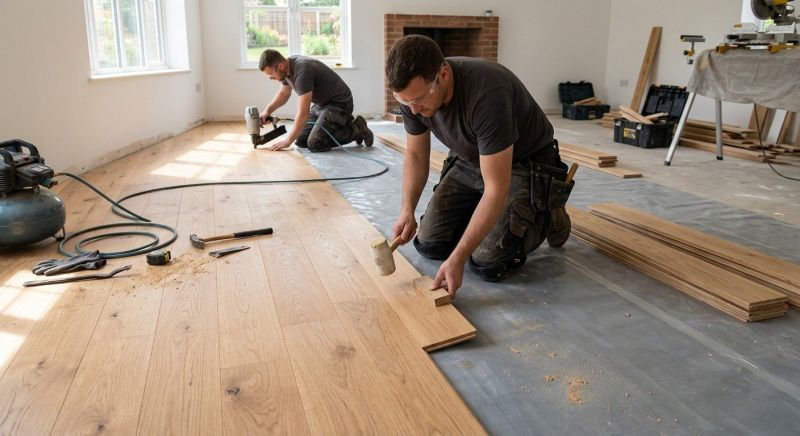 Oak Floor Installation in Ocean City, MD