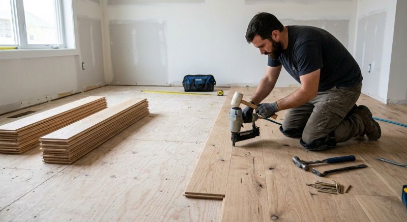 Oak Floor Installation in Ocean City, MD