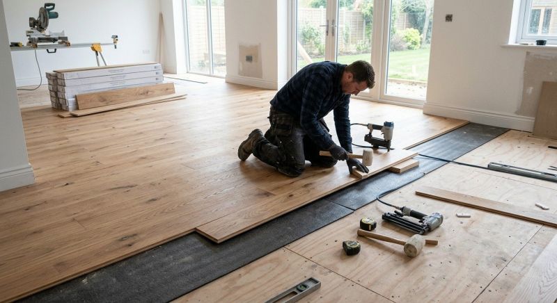 Oak Floor Installation in Parsonsburg, MD
