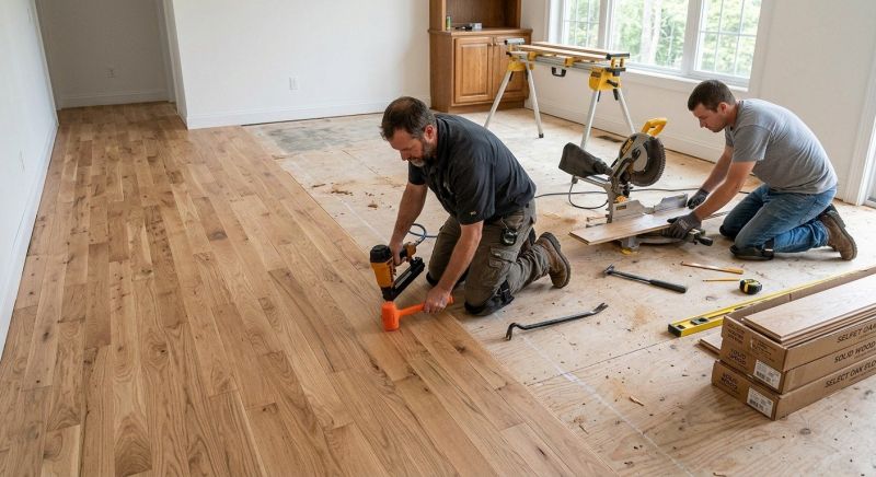 Oak Floor Installation in Vienna, MD
