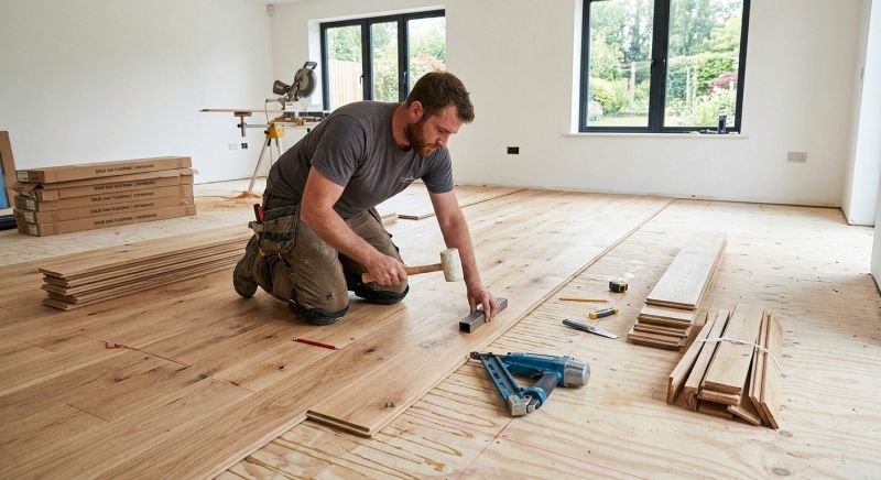 Oak Floor Installation in Worcester County, MD
