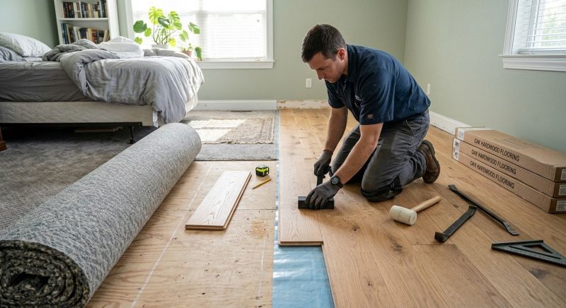 Oak Floor Replacement in Salisbury, MD