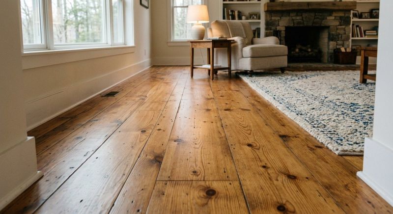 Pine Floor Installation in Salisbury, MD