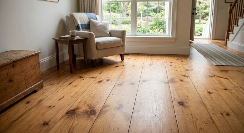 Pine Floor Installation in Salisbury, MD