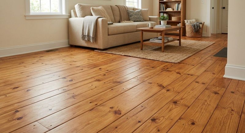 Pine Floor Installation in Salisbury, MD