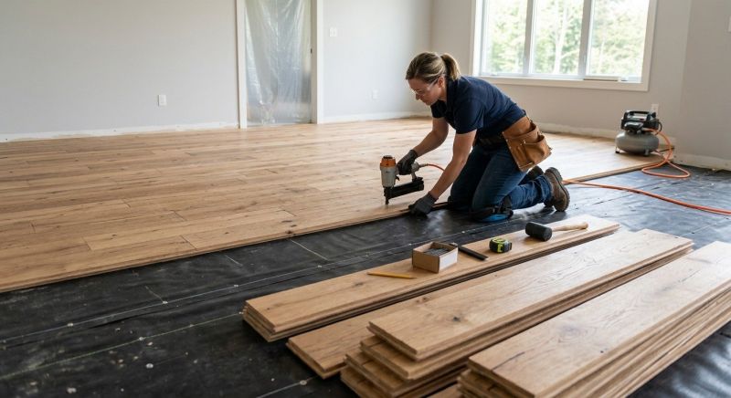 Plank Floor Installation in Salisbury, MD
