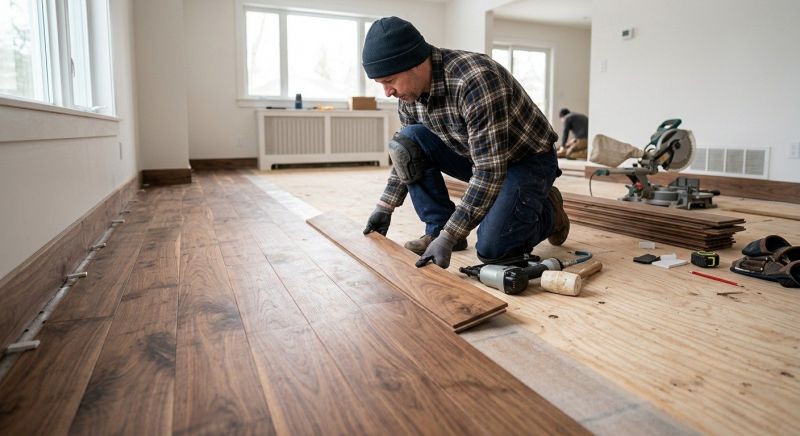 Walnut Flooring Installation in Salisbury, MD