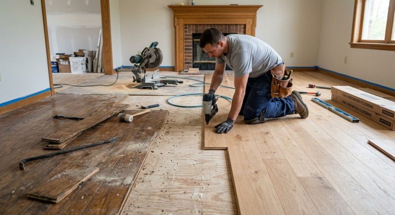Wood Floor Replacement in Dagsboro, DE