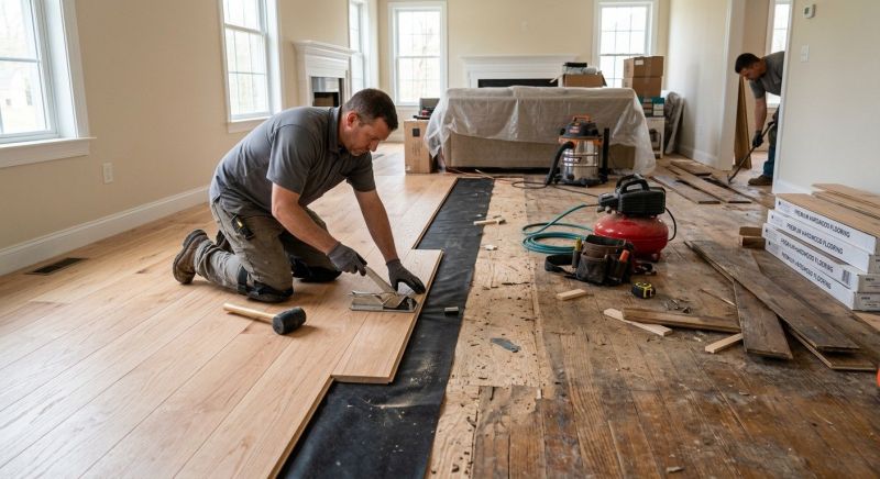 Wood Floor Replacement in Georgetown, DE