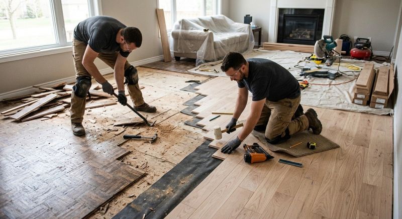 Wood Floor Replacement in Salisbury, MD